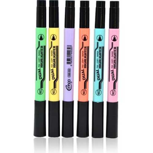 CENGO FOSFORLU KALEM PASTEL ÇİFT TARAFLI 6 LI SET