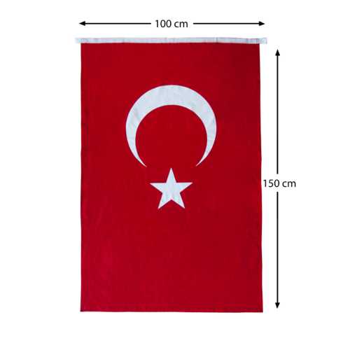 ORMİ ALPAKA TÜRK BAYRAĞI 100X150CM