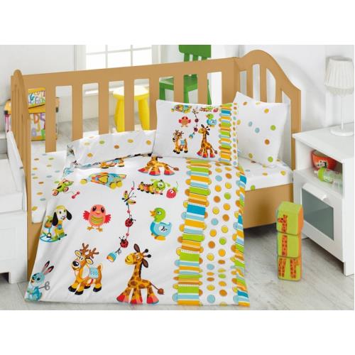COTTON BOX OYUN BAHÇESI TURKUAZ BEBEK NEVRESIM TAKIMI