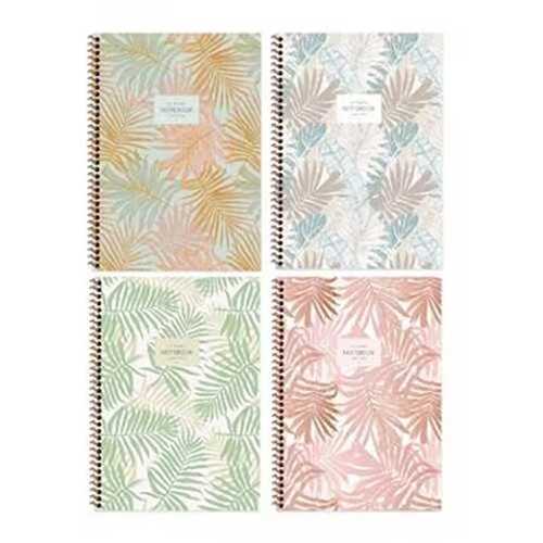 KESKİN SPİRALLİ 80YP ÇİZGİLİ NOT DEFTER 16X22