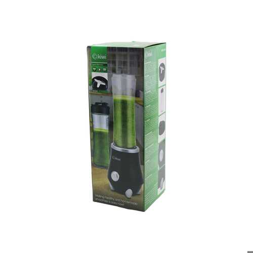 KİWİ KSB-2214 STANDLI BLENDER 250W 500MLPASLANMAZ ÇELİK BIÇAK 2İN1 ŞİŞE=BLENDER HAZNE- MATARA=TAŞIMA