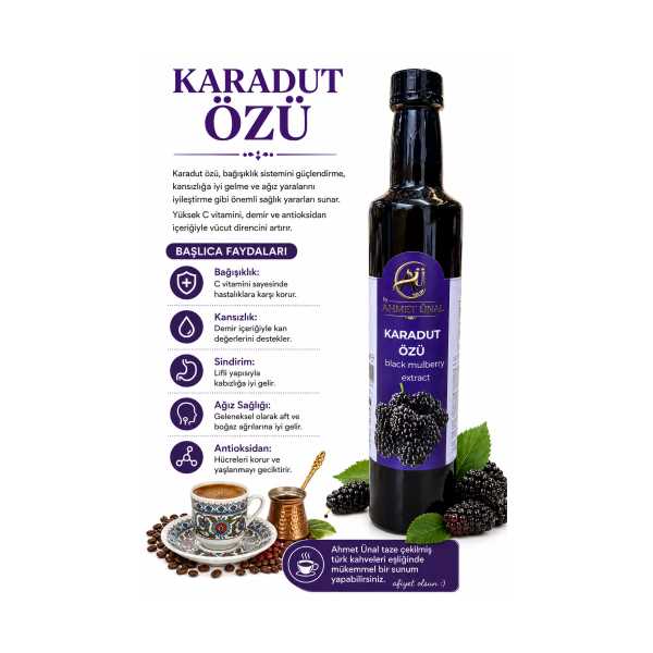 DOĞAL KARADUT ÖZÜ - 500 ML