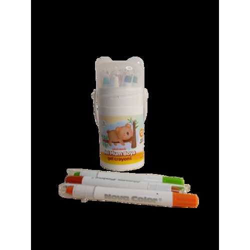 NOVA COLOR ÇEVİRMELİ MUM BOYA JEL 12Lİ