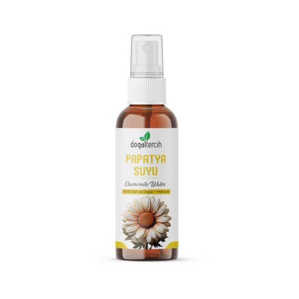 DOĞALTERCİH %100 SAF VE DOĞAL PAPATYA SUYU SAÇ VE CİLT TONİĞİ / HİDROSOL 100 ML (CHAMOMİLE WATER) 