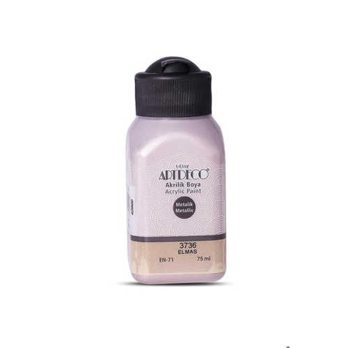 ARTDECO METALİK AKRİLİK BOYA 75ML ELMAS 3736