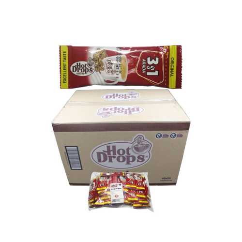HOT DROPS 3Ü1 ARADA OTOBÜS İKRAMLIK HAZIR KAHVE 9 GR X 800 ADET 1 KOLİ