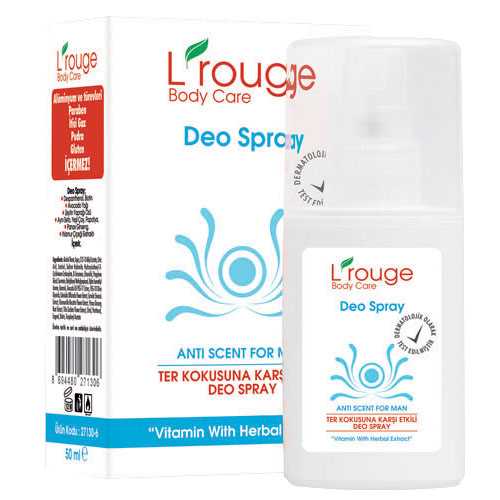BENİMPROPAM L'ROUGE KOLTUKALTI  DEO SPRAY FOR MAN/50 ML