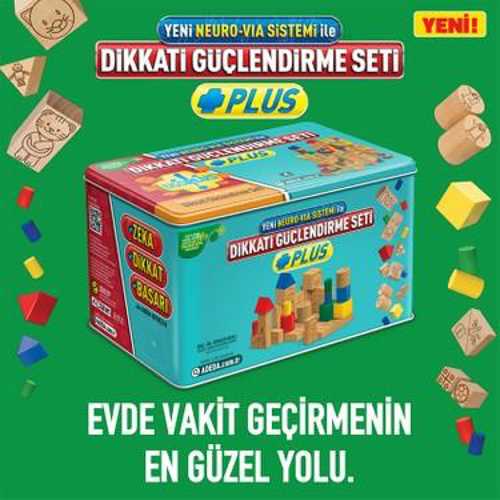 ADEDA DİKKAT GÜÇLENDİRME SETİ PLUS KİTAP 11 YAŞ
