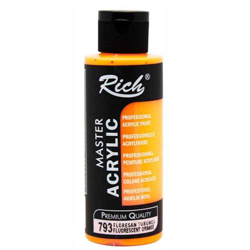 RİCH FLORESAN AKRİLİK 120ML 793 TURUNCU