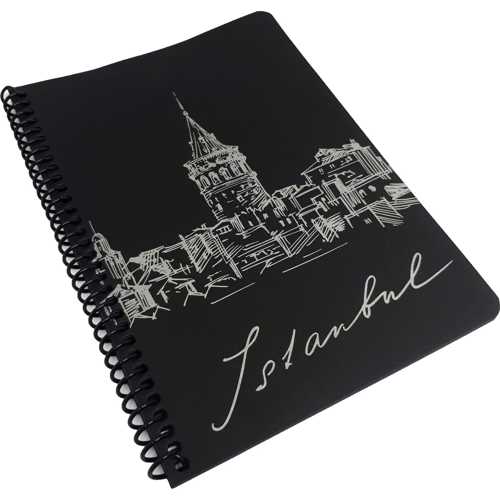 SİNGLE COLOR SİYAH DEFTER A5 30YP