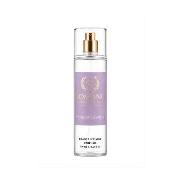 ROMANO PREMİUM VANİLYA POWDER VÜCUT SPREYİ 200 ML KALICI PARFÜM ESANSLI