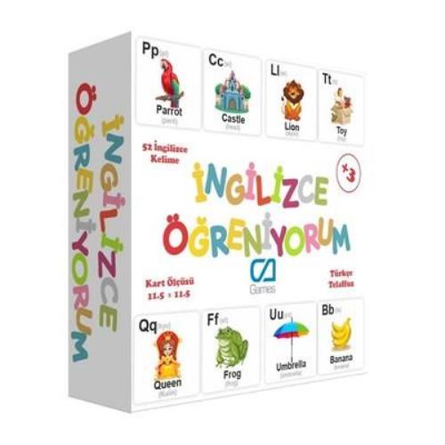 CA GAMES İNGİLİZCE ÖĞRENİYORUM KARTLARI CA.5044