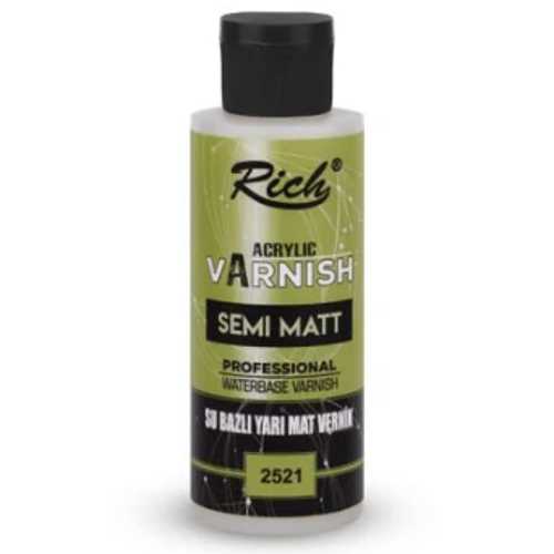 RİCH SU BAZLI VERNİK YARIMAT 120ML 2521