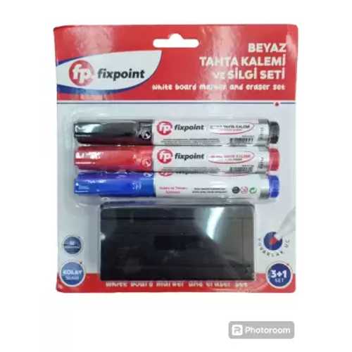 FİXPOİNT TAHTA KALEMİ SİLGİ SETİ P-9878