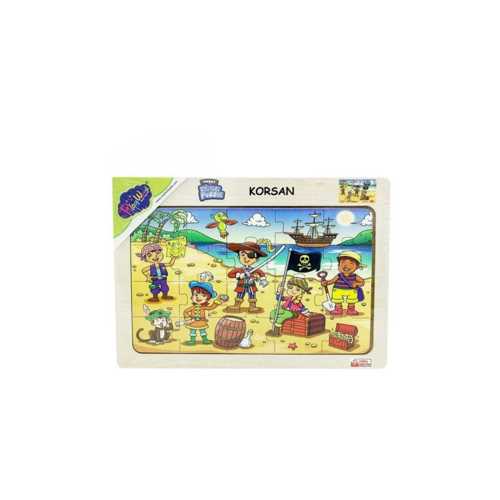 PW AHŞAP EĞİTİCİ PUZZLE KORSAN ONY-53