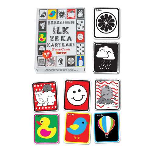 DIYTOY BEBEĞİMİN İLK ZEKA KARTLARI 0-12 AY BZK1369