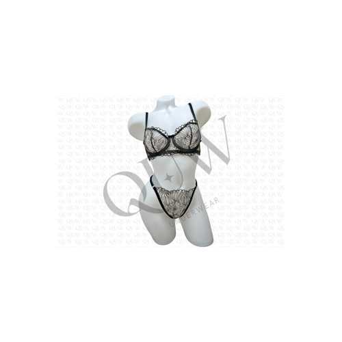 BEJ BALENLİ DANTELLİ SÜTYEN TAKIMI - QUW11-1004-11