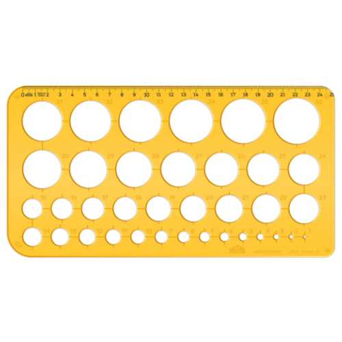 HATAS DAİRE ŞABLONU BÜYÜK 1-36MM 02272