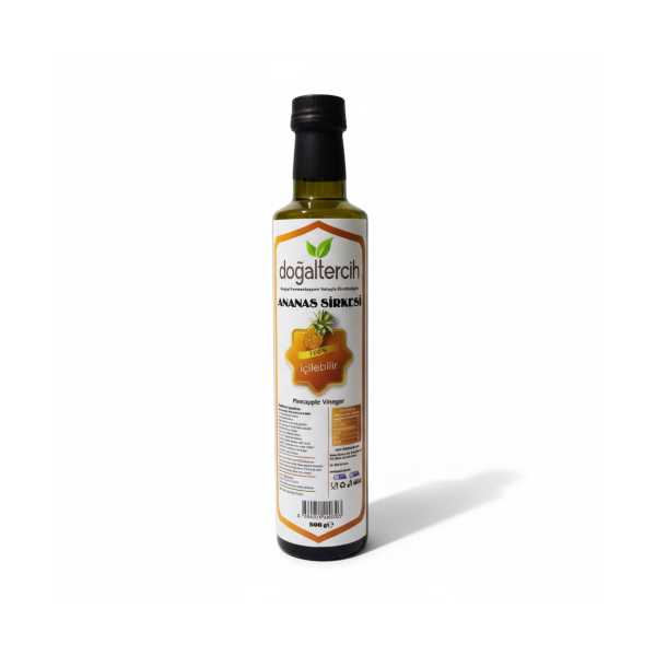 DOĞALTERCİH ANANAS SİRKESİ DOĞAL FERMANTASYON PİNEAPPLE VİNEGAR 500 ML