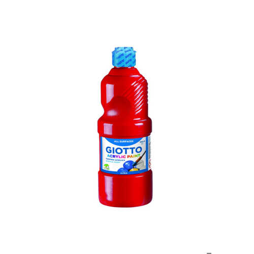 GİOTTO AKRİLİK BOYA 500ML KIRMIZI