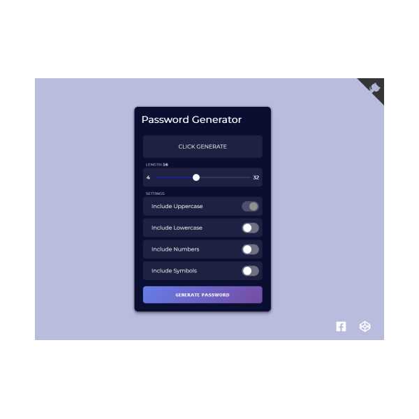  PASSWORD GENERATOR