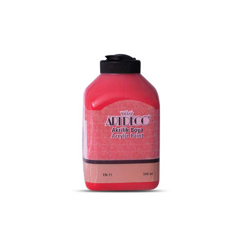 ARTDECO AKRİLİK BOYA 500ML 3016 KIRMIZI