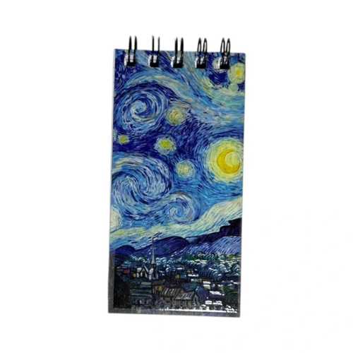 PRESTİJ ÜSTTEN SPİRALLİ 7,5X14,5CM NOT DEFTERİ