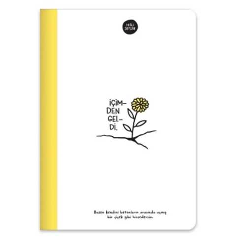 KESKİN HİSLİ ŞEYLER A5 80YP ÇİZGİLİ DEFTER SARI