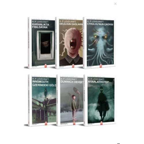 H. P. LOVECRAFT SETİ - 6 KİTAP (KORKU)