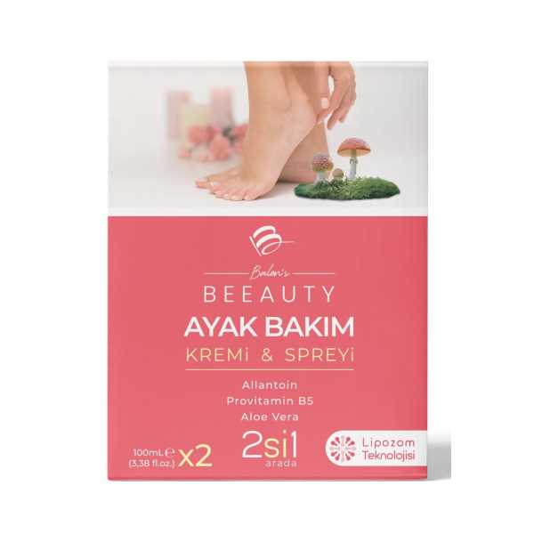 BALEN BALEN’S BEEAUTY AYAK BAKIM KREMİ - SPREYİ (İKİLİ SET) 100 ML X 2 
