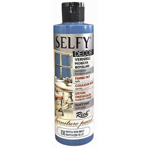 RİCH SELFY DECOR 240ML NAPOLYON MAVİ 836