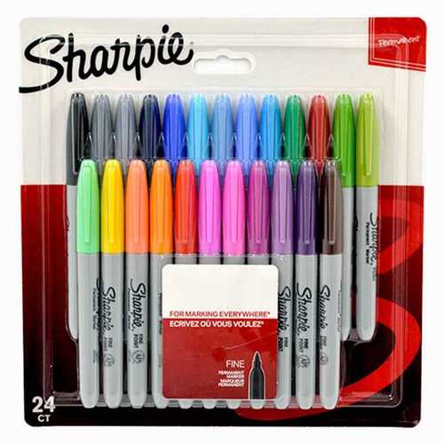 SHARPİE MARKER KALEM PERMANENT KARIŞIK RENKLER 24