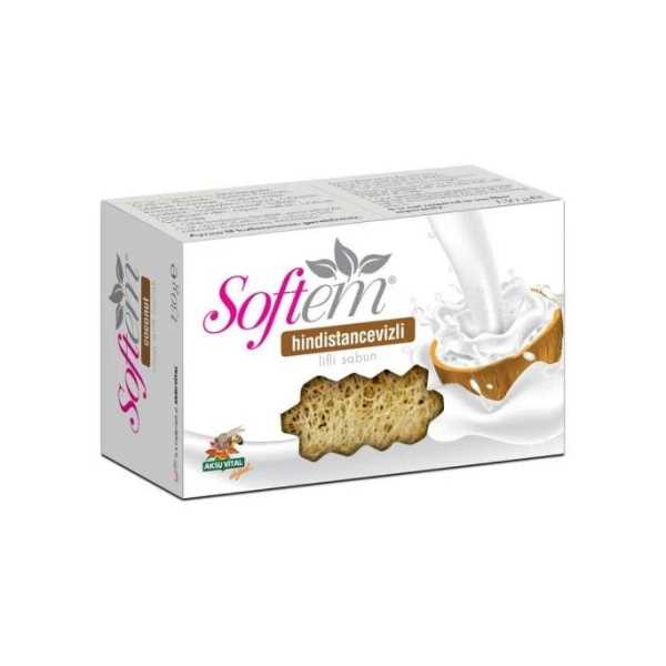 SOFTEM HİNDİSTAN CEVİZLİ LİFLİ SABUN - 130 GR.