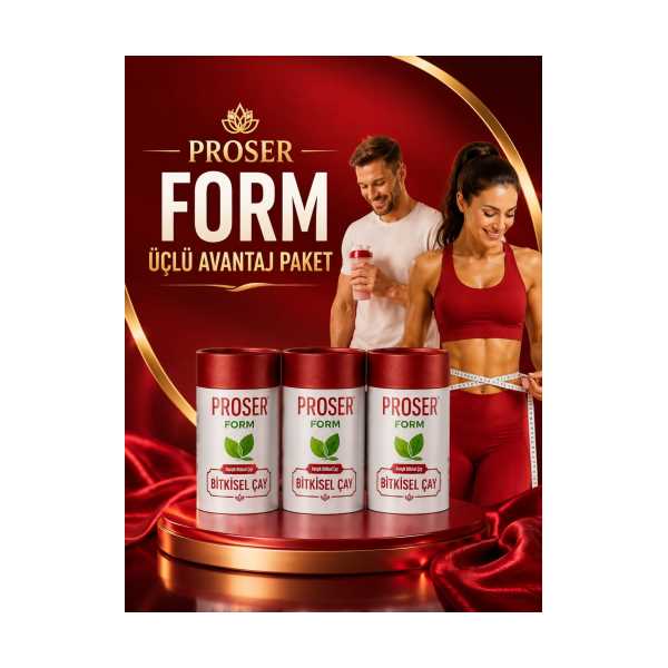 PROSER FORM 25 BİTKİLİ ÖZEL FORMÜL  ÇAY   ( 3 LÜ AVANTAJ PAKET)