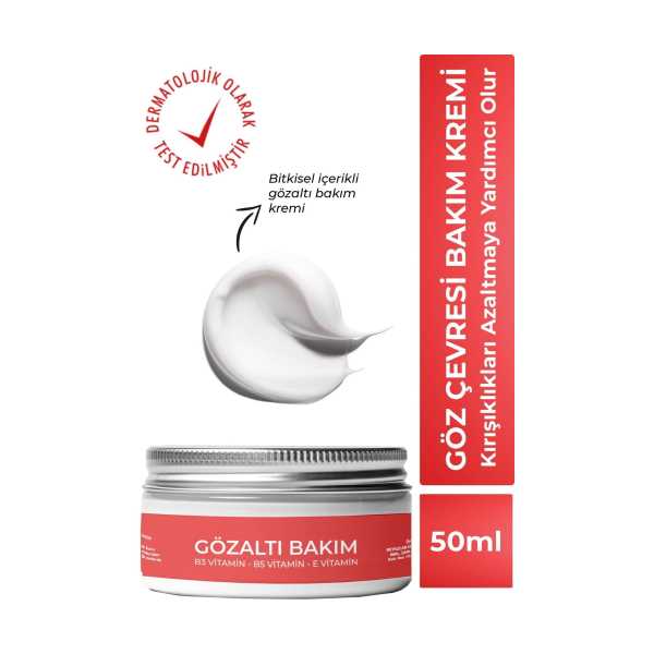 PHYTOFLORA KARŞITI GÖZ ÇEVRESİ KREMİ, GÖZ ALTI KREMİ, YOĞUN NEM DESTEĞİ İLE 50ML