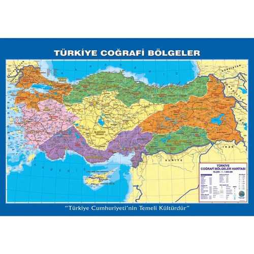 ODAK TÜRKİYE HARİTASI 70X100
