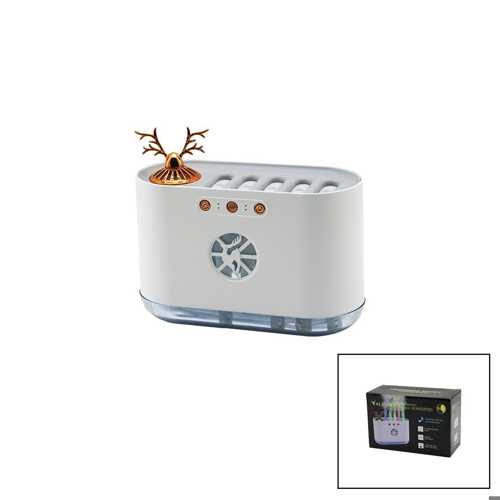 GEYİK FİGÜRLÜ 700ML SESE DUYARLI USB ŞARJLI - RENKLİ LEDLİ IŞIK HAVA NEMLENDİRİCİ BUHAR MAKİNE - KOK