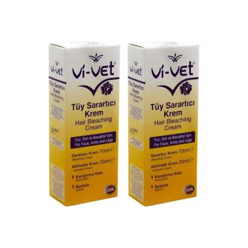 VİVET TÜY SARARTICI KREM 70ML 35 ML X 2 ADET