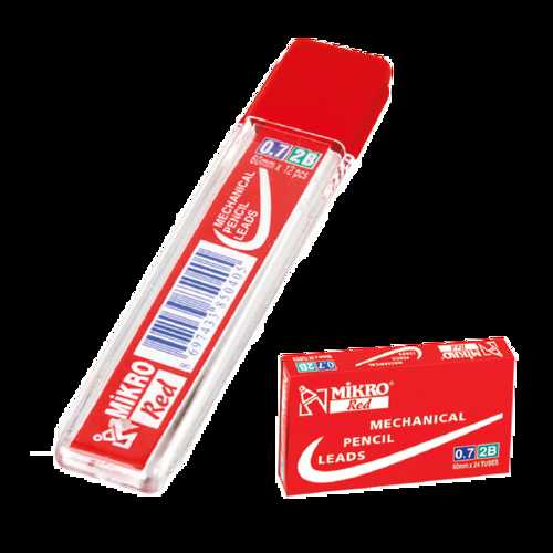 MİKRO M-610 60MM KURŞUN KALEM UCU KIRMIZI 07MM -24