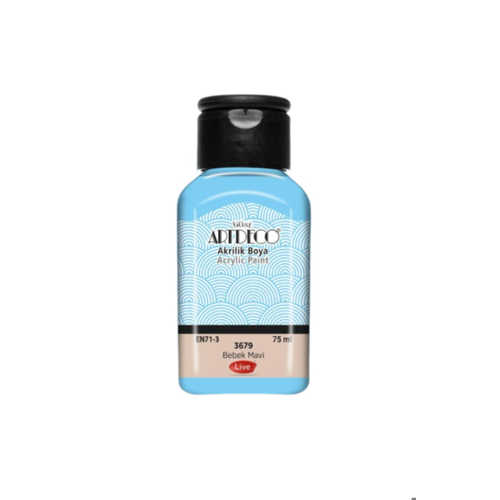 ARTDECO AKRİLİK BOYA 75ML BEBEK MAVİ 3679