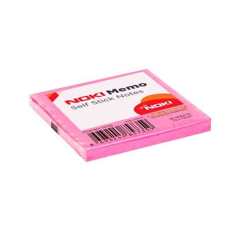 NOKİ YAPIŞKANLI NOT KAĞIDI 76X76 PEMBE -12-