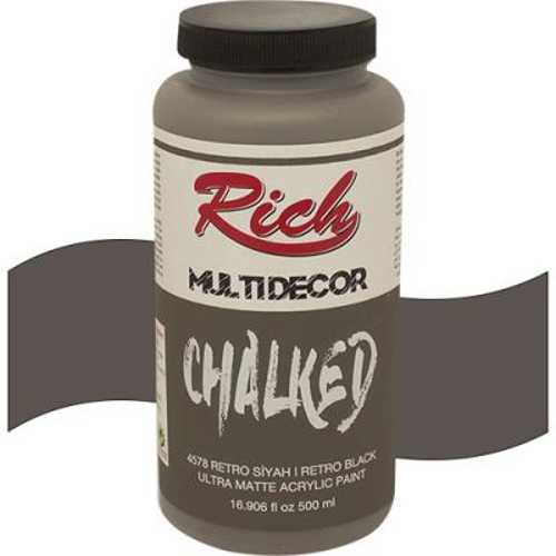 RİCH MULTİDEKOR CHALKED 500ML 4578 RETRO SİYAH