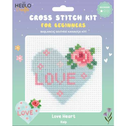 H.CRAFTS B. SEVİYESİ KANAVİÇE KİTİ-KALP
