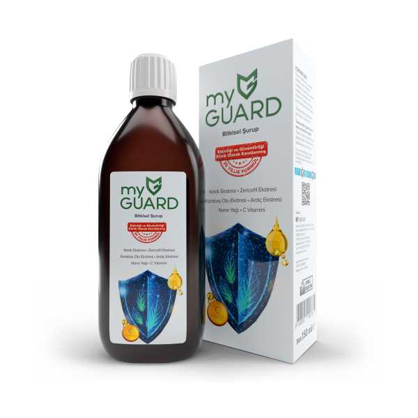 MY GUARD KEKİK VE ZENCEFİL EKSTRESİ İÇEREN BİTKİSEL ŞURUP 150ML