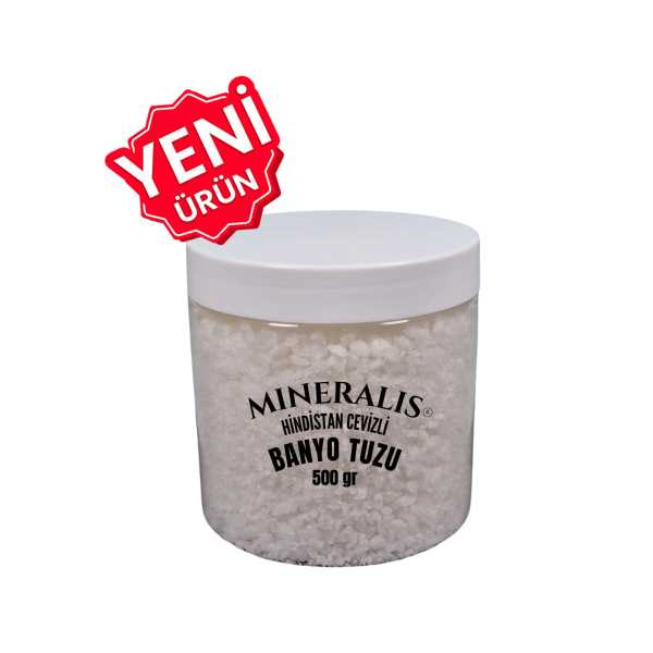 MİNERALİS DOĞAL YAĞLAR VE ÖZLER İÇEREN BANYO TUZU 500 GR 