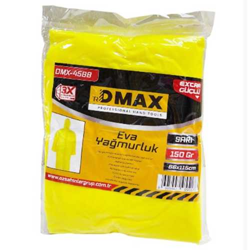 DMAX EVA YAĞMURLUK SARI DMX-4588