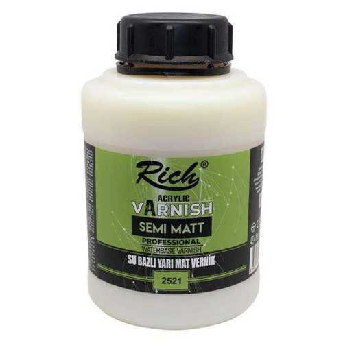 RİCH SU BAZLI YARIMAT VERNİK 1250ML 2521