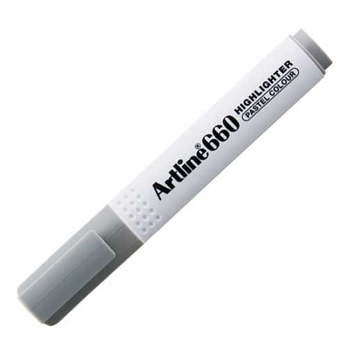 ARTLİNE 660 FOSFORLU KALEM KESİK PASTEL GREY -12-