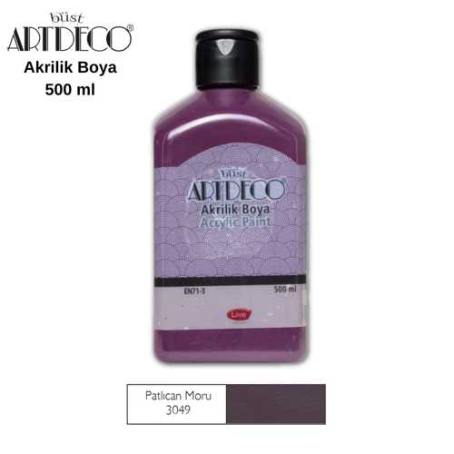 ARTDECO AKRİLİK BOYA 500ML 3049 PATLICAN MORU