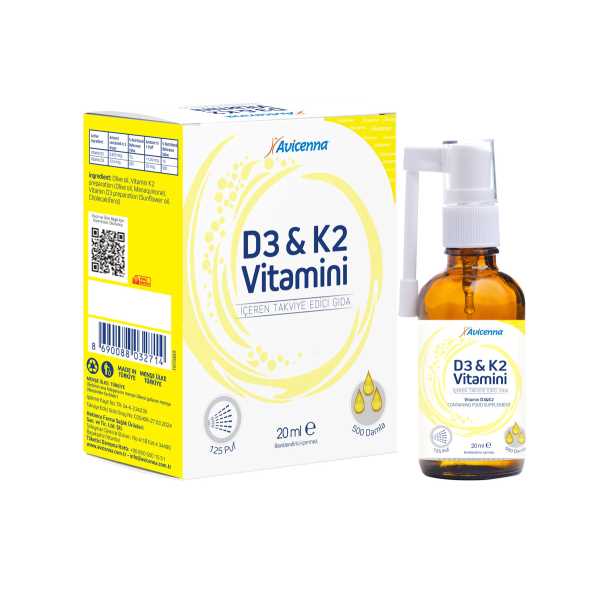 AVİCENNA D3 & K2 VİTAMİNİ SPREY - 20 ML